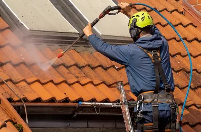 Démoussage et hydrofuge de toiture à Mertzen